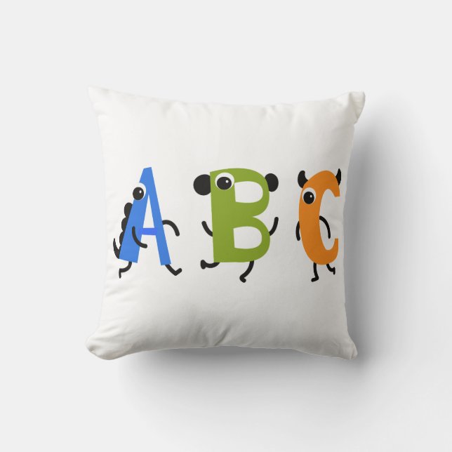 ABC Bokstavskastkudde Kudde (Framsida)