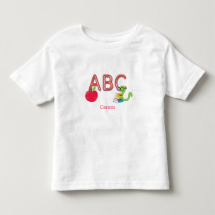 ABC Brev Bookworm Personlig T Shirt