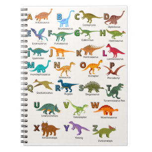 ABC dinosaurs bärbar dator Anteckningsbok