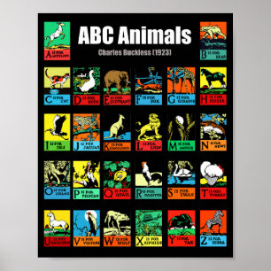 ABC Djur, Charles Buckles (1923) Poster