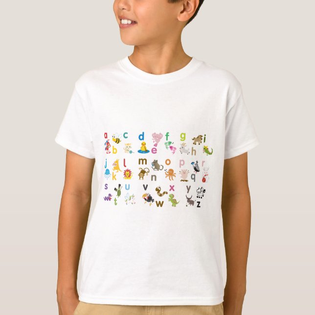 Abc-djurT-tröja T-shirt (Framsida)