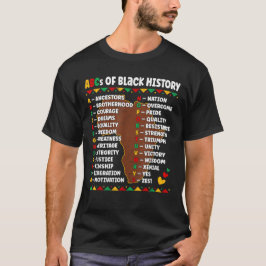 ABC:er för svart historik T Shirt
