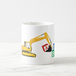 ABC Excavator Construction Lastbil Kaffemugg