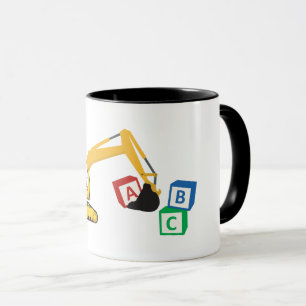 ABC Excavator Construction Lastbil Mugg