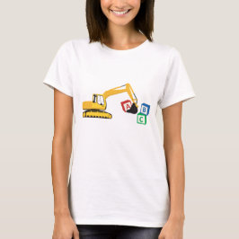 ABC Excavator Construction Lastbil T Shirt