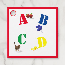 ABC Förfallodatum Gåvor Etiketter