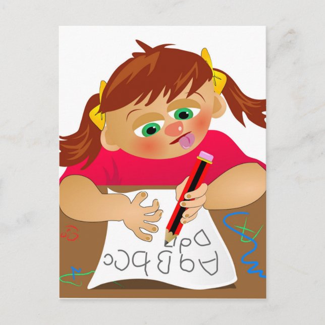 Abc Girl Vykort (Framsida)