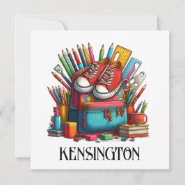 ABC LOOK PÅ MIG - SE TILLBAKA ANTECKNINGSKORT