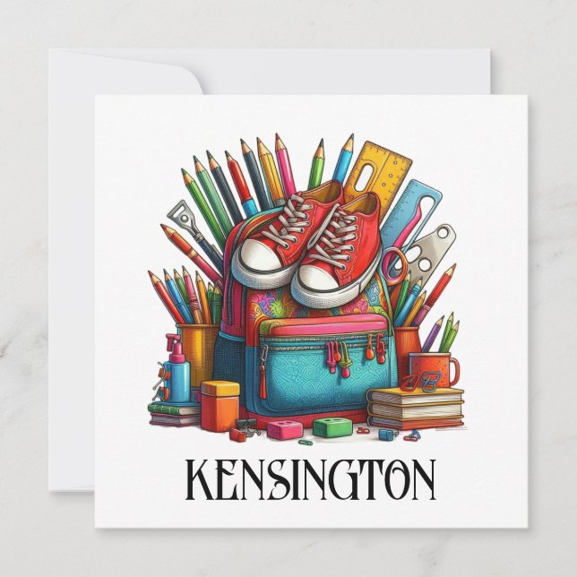 ABC LOOK PÅ MIG - SE TILLBAKA ANTECKNINGSKORT (Framsida)