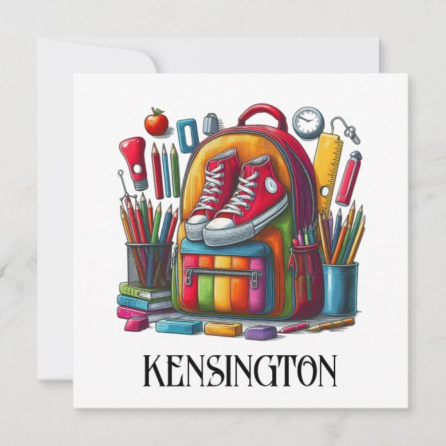 ABC LOOK PÅ MIG - SE TILLBAKA ANTECKNINGSKORT (Framsida)