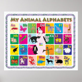 ABC: Mina djuralfabeter Poster