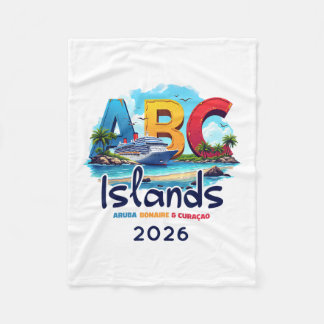 Abc öarna Aru Bonaire Curacao Kryssningsresa 20 Fleecefilt