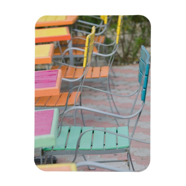 ABC-öarna, ARUBA, Palm Beach: Färgrik kafé Magnet (Vertikal)