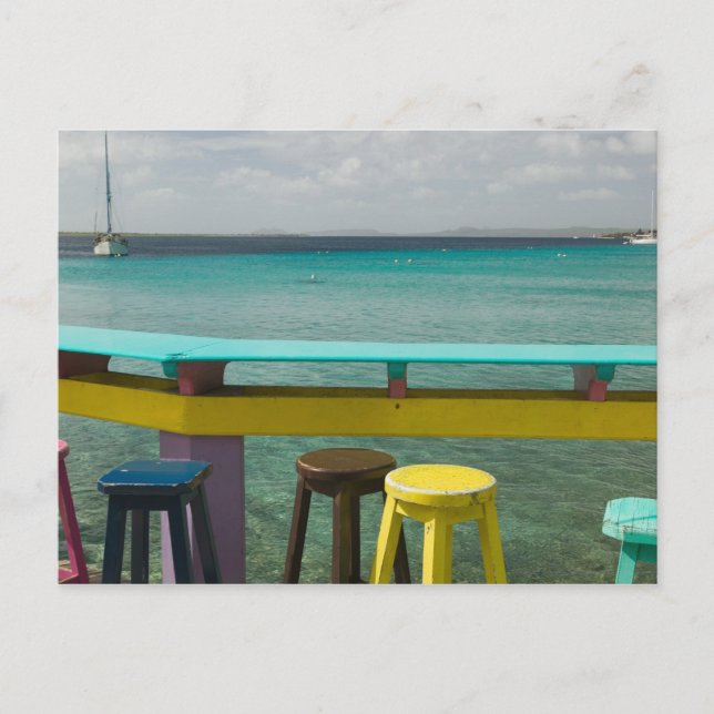 ABC-öarna, BONAIRE, Kralendijk: Havsutsikt Vykort (Framsida)