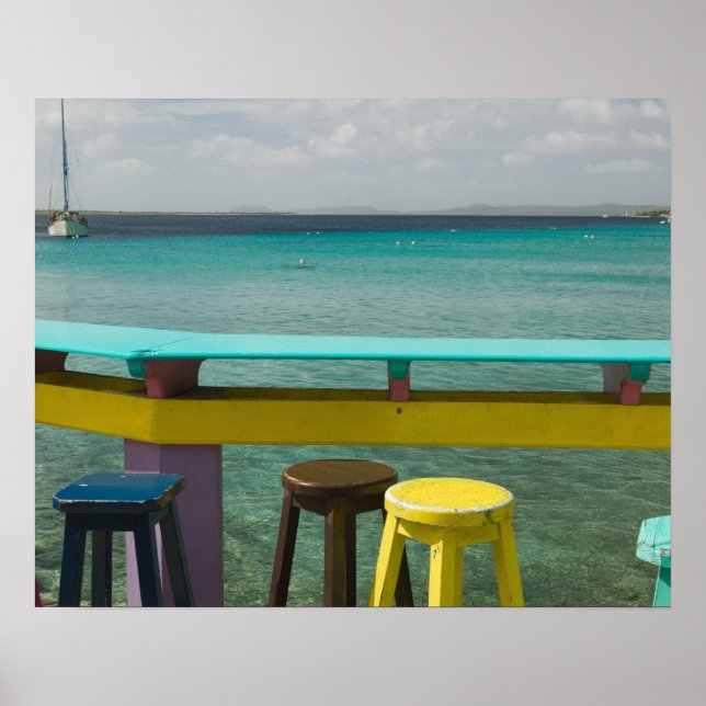 ABC-öarna, BONAIRE, Kralendijk: Ocean View Poster (Framsidan)
