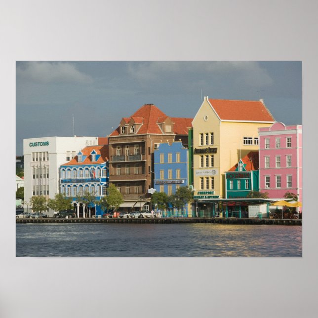 ABC-öarna, CURACAO, Willemstad: Hamnfronten 2 Poster (Framsidan)