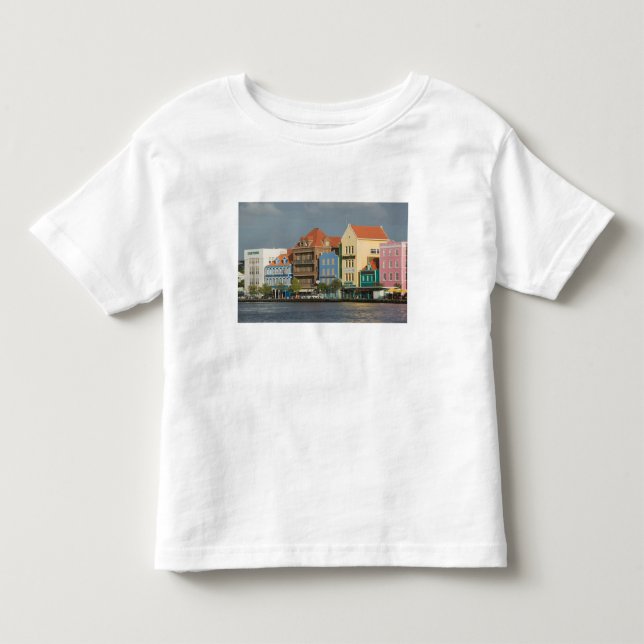 ABC-öarna, CURACAO, Willemstad: Hamnfronten 2 Tee Shirt (Framsida)