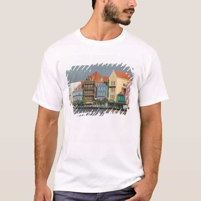 ABC-öarna, CURACAO, Willemstad: Hamnfronten 2 Tee Shirt (Framsida)