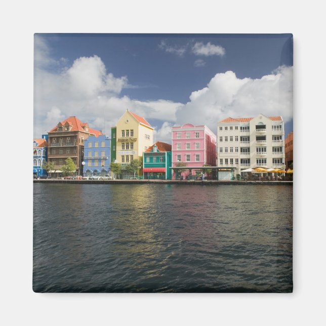 ABC-öarna, CURACAO, Willemstad: Hamnfronten Magnet (Framsidan)
