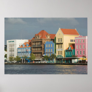 ABC-öarna, CURACAO, Willemstad: Harborfront 2 Poster