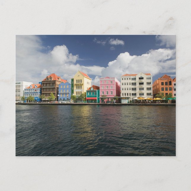 ABC-öarna, CURACAO, Willemstad: Harborfront Vykort (Framsida)