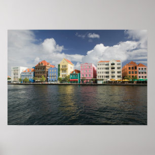 ABC-öarna, CURACAO, Willemstad: Harborst Poster