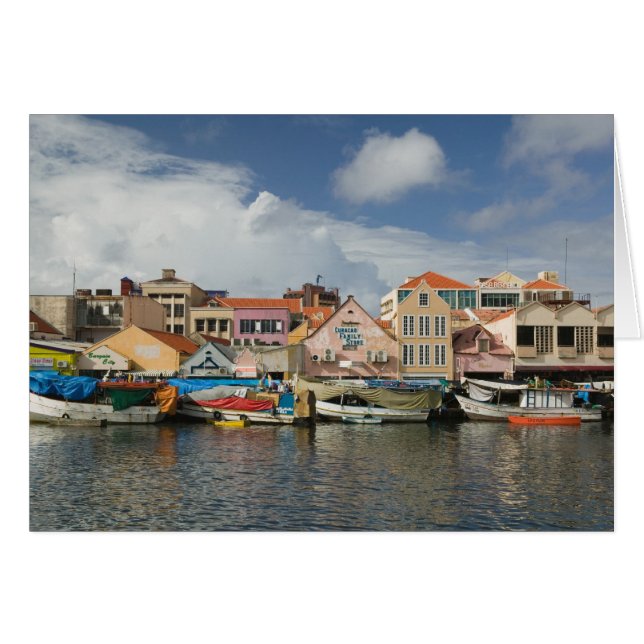 ABC-öarna, CURACAO, Willemstad: Punda, Hälsningskort (Framsidan Horizontal)