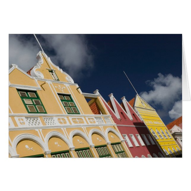 ABC-öarna, CURACAO, Willemstad: Punda Hälsningskort (Framsidan Horizontal)