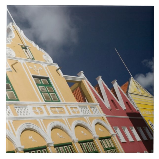 ABC-öarna, CURACAO, Willemstad: Punda Kakelplatta (Framsidan)