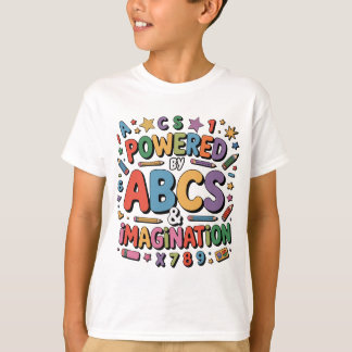ABC och fantasin - Färgglad rolig lek för barn T Shirt