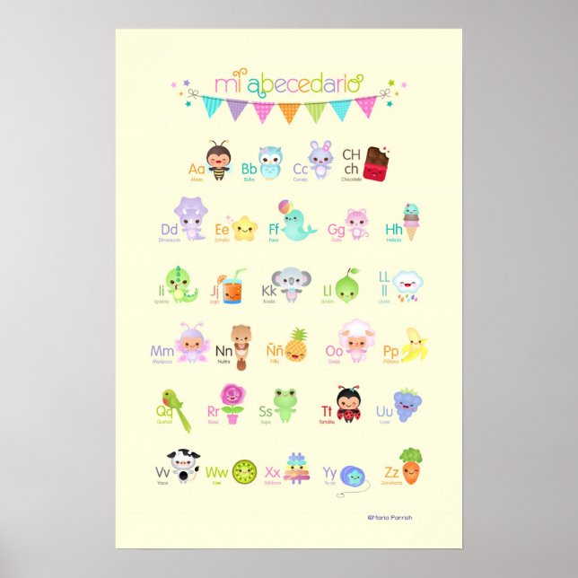 ABC-Poster - Mi abecedario Poster (Framsidan)