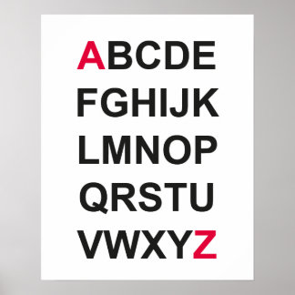 ABC-Poster Poster