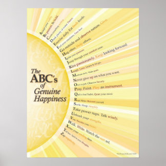 ABC:s Äkta Happity Poster