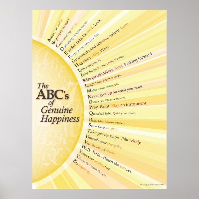 ABC:s Äkta Happity Poster (Framsidan)
