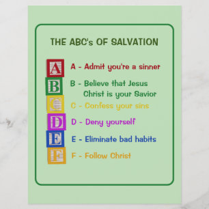 ABC:s frälsning Reklamblad