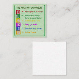 ABC:s frälsning Tilläggskort