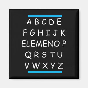 ABC:s fruktbara Sarcastiska Grammar Magnet