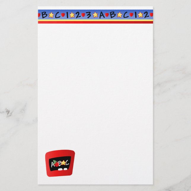 ABC skolar dagar Brevpapper (Framsida)