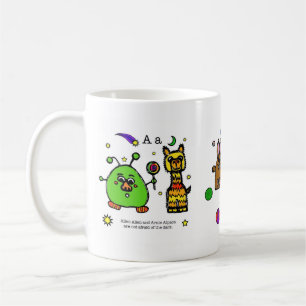 abc-tecken - "alfabet bok" mugg