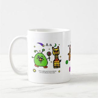 abc-tecken - "alfabet bok" mugg