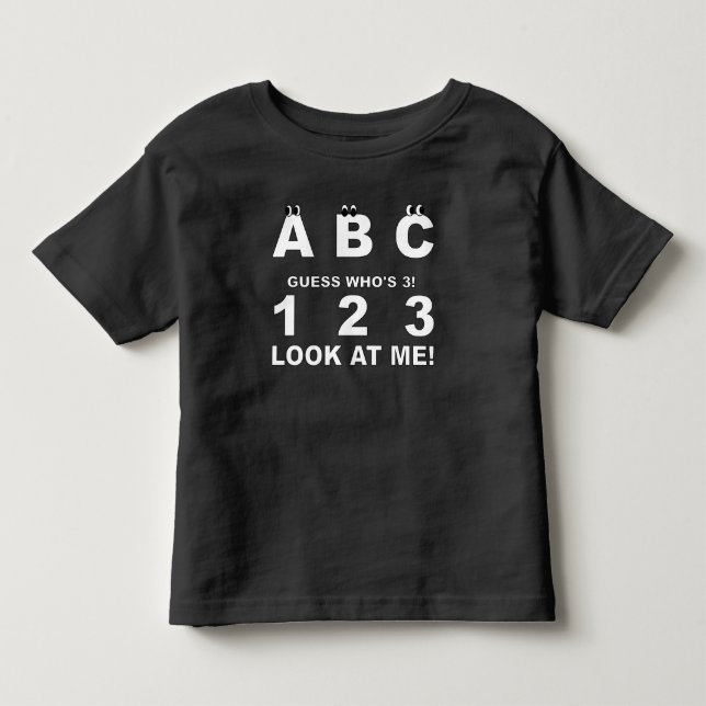 ABC Titta vem som skriver ut 3 Tee (Framsida)
