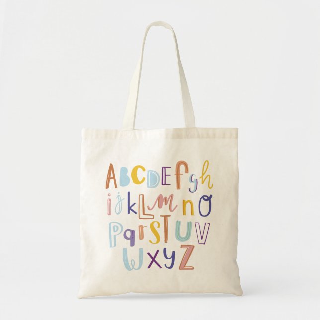 ABC TOTE BAG TYGKASSE (Framsidan)