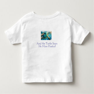 ABC vid havet - Lär dig, spela, skydda med Azul T Shirt