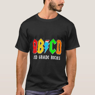 Abcd 3:e klassens rockar killar tillbaka till skol t shirt