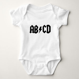 ABCD-babyBodysuit Tee Shirt