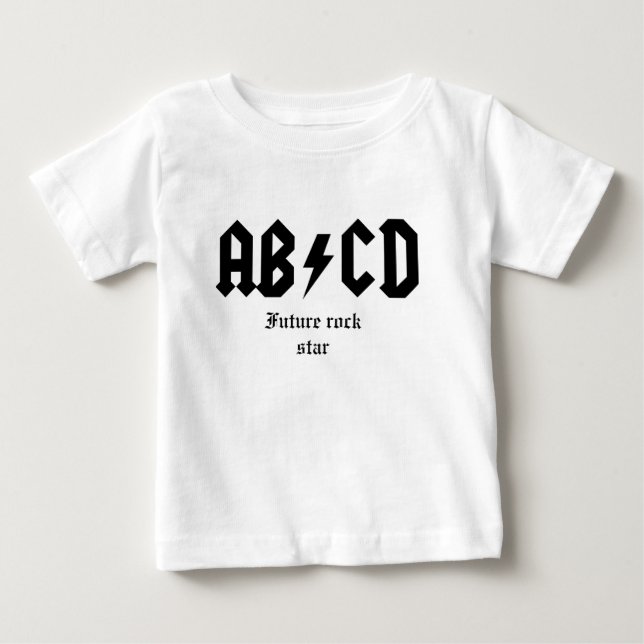 ABCD-framtidsrockstjärna Tee (Framsida)