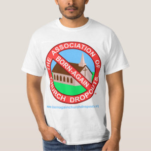 ABCD-logotypen & baner på vitt-skjortan T-shirt