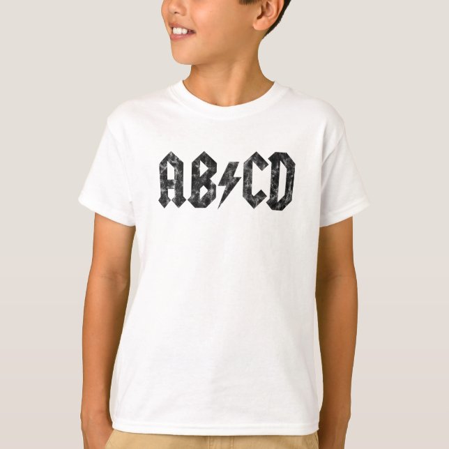 ABCD STEN T SHIRT (Framsida)