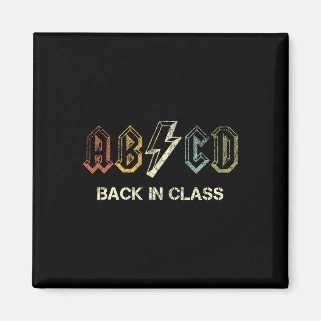 Abcd Teacher Magnet (Framsidan)