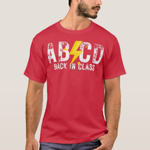 ABCD Tillbaka i klass 5 T Shirt